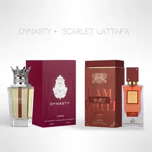 Sweet Burn Bundle – Dynasty by Asdaaf + Scarlet by Lattafa | 2 x 100ml (3.4 Fl Oz) Eau de Parfum