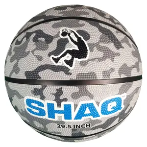 SHAQ 29.5" Basketball Official Size 7 for Outdoor Indoor Basketball for Street Court Basketball  Basketball Spalding Youth Basketball Equipment