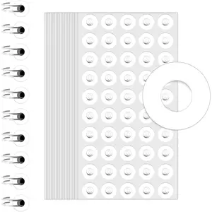 4000 PCS Self-Adhesive 1/4" Diameter Hole Reinforcement Stickers Non-Printable Paper Labels for Schools Homes and Offices