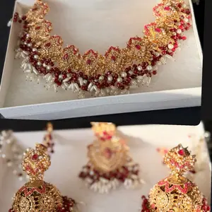 Royal Pearl & Kundan Bridal Jewelry Set