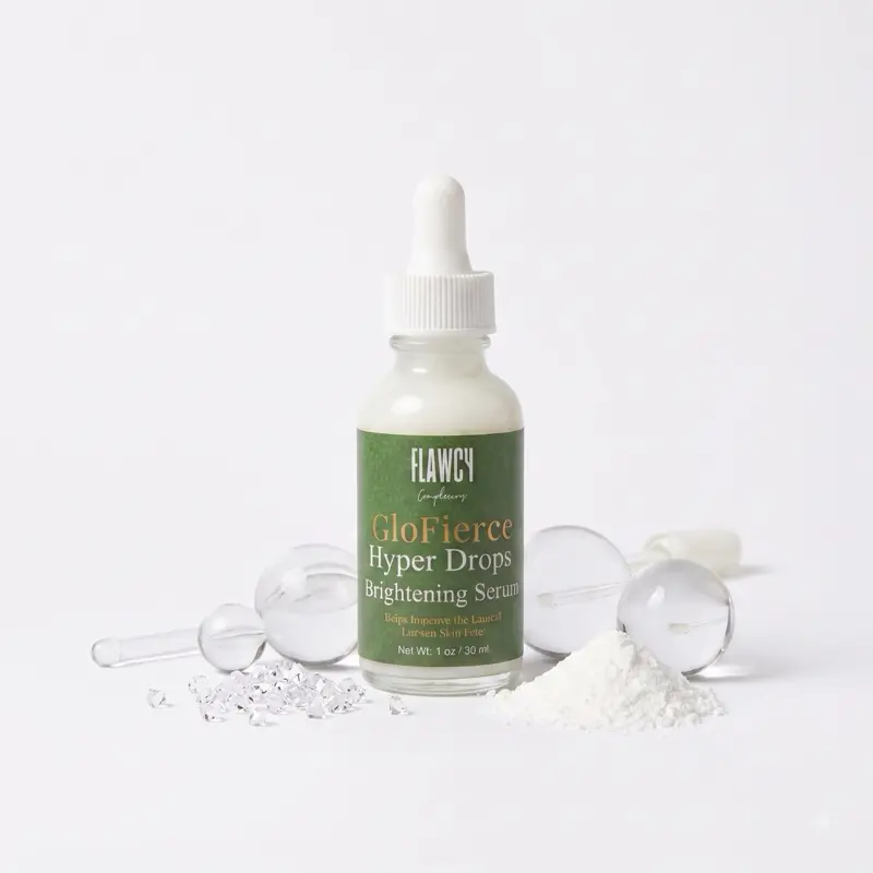 Hydrating Face Serum | Alpha Arbutin, Licorice & Hyaluronic Acid | GloFierce Hyper Glow Drops