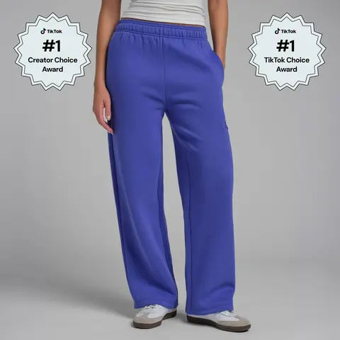 Comfrt | Neon Airplane Mode Straight Leg Sweatpants | Midweight Fleece Travel Sweats In Vibrant Colors