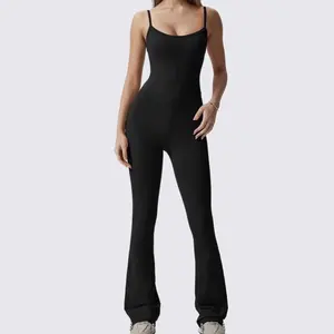 Black spaghetti strap Jumpsuit