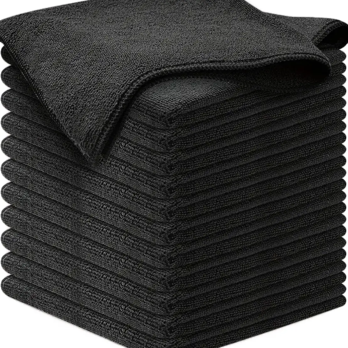 12-Piece Premium Microfiber Cleaning Cloths - Ultra-Absorbent Towels for Efficient Dishwashing - Streak-Free Multi-Purpose Kitchen Rags