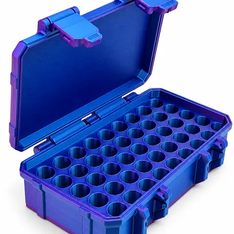 20 / 30 / 40 / 50-Slot 3 ml Vial Case | Bulk Storage Organizer | Organizer for GLP-1, Peptides, Research