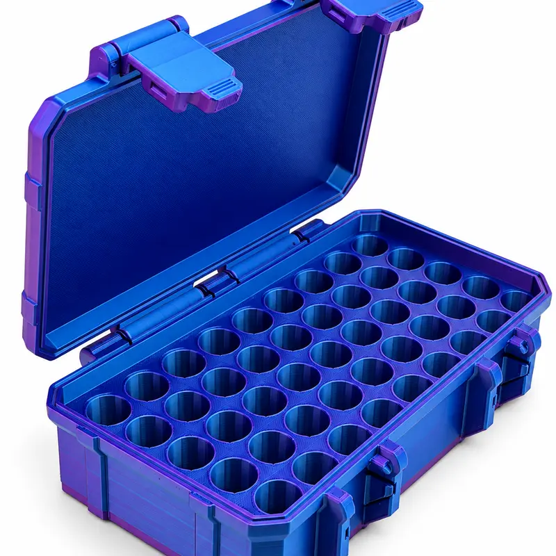 20 / 30 / 40 / 50-Slot 3 ml Vial Case | Bulk Storage Organizer | Organizer for GLP-1, Peptides, Research