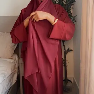 Safa Ribbed Abaya Set