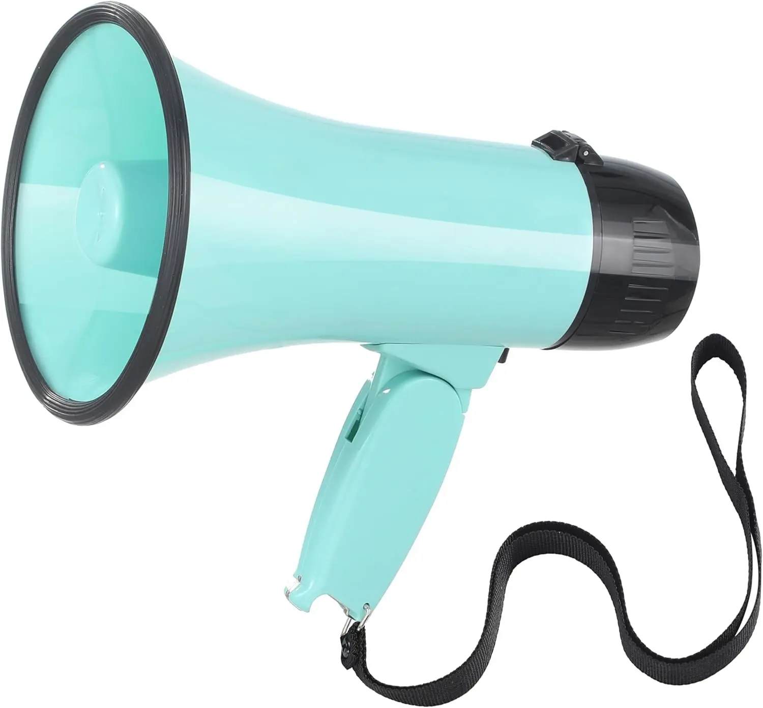 Megaphone with Speaker Microphone Siren and 240-Second Recording Bullhorn Includes Volume Control for Outdoor Events and Crowd Management