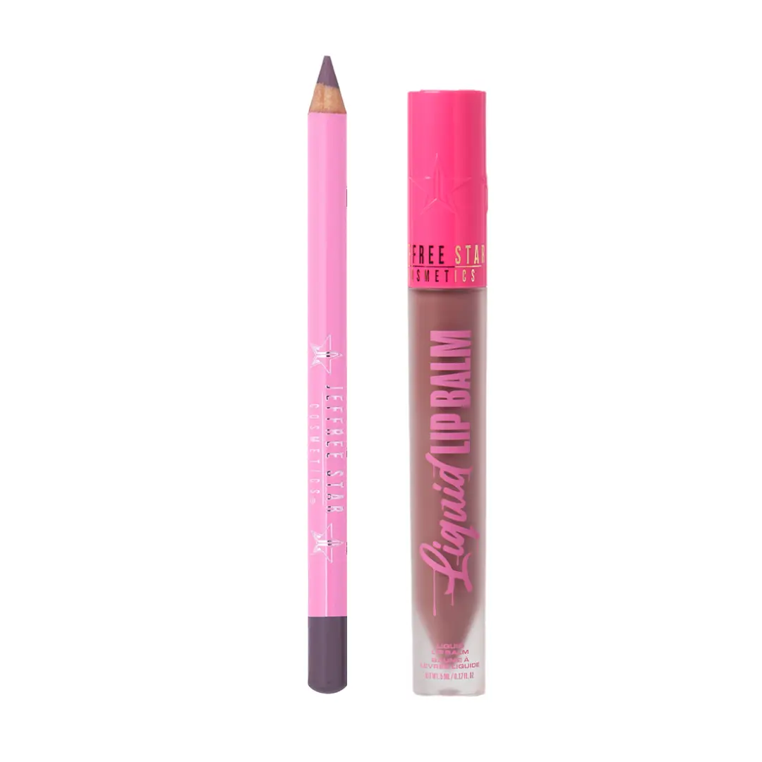 Velour Lip Liner & Liquid Lip Balm Duo - Includes Velour Lip Liner & Liquid Lip Balm