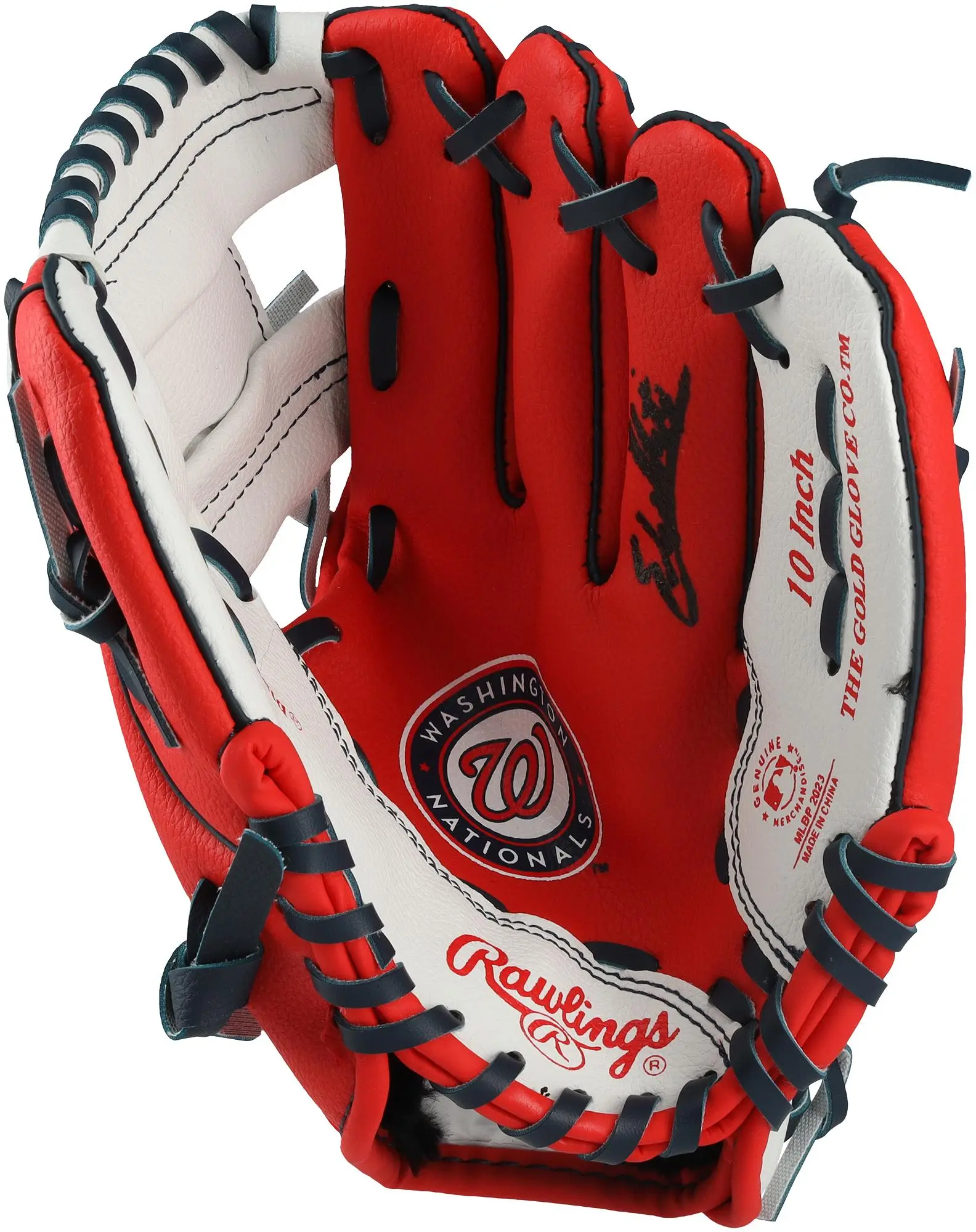 Eli Willits Washington Nationals Autographed Rawlings 10" Collectible Team Logo Glove - Fanatics Authentic Certified - MLB Memorabilia