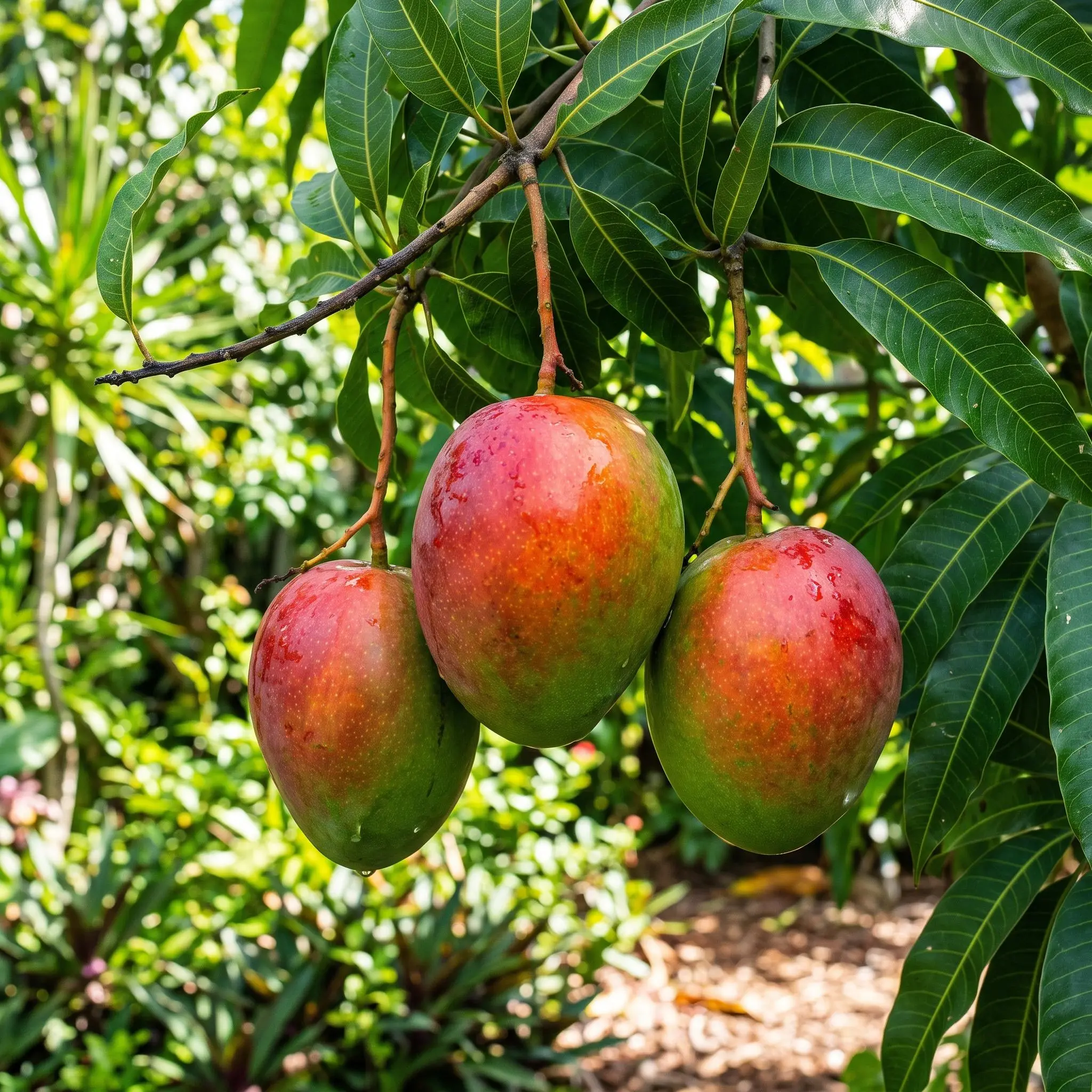 Dwarf Keitt Mango Tree Live Plant Bare Root Tropical Fruit Tree Container Friendly Indoor Outdoor Plant Edible Garden Plant