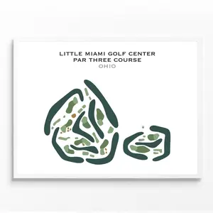 Little Miami Golf Center Par 3 Course, Ohio - Printed Golf Courses