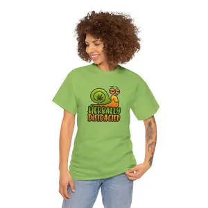 Herbally Distracted™ – Snoop Snailz T-Shirt — Slow-Roller Vibe