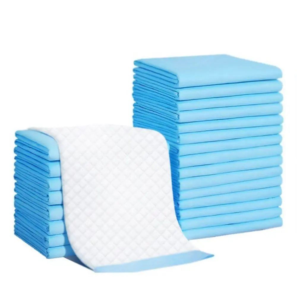 50pcs Pack Disposable Pet Diapers, Absorbent Leak-Proof Dog Cat Diaper Pads, Potty Training Pad, Unscented Small Size for Puppy Training, Extra-Thick, Puppy Pee Pads