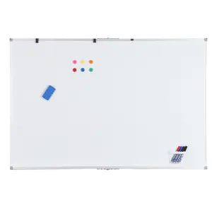 Magnetic Whiteboard 60x40 Inch - Large Dry Erase Board for Wall with Aluminum Frame & Deep Pen Tray - Smooth Writing Surface for Office, Classroom, Home & Conference Room