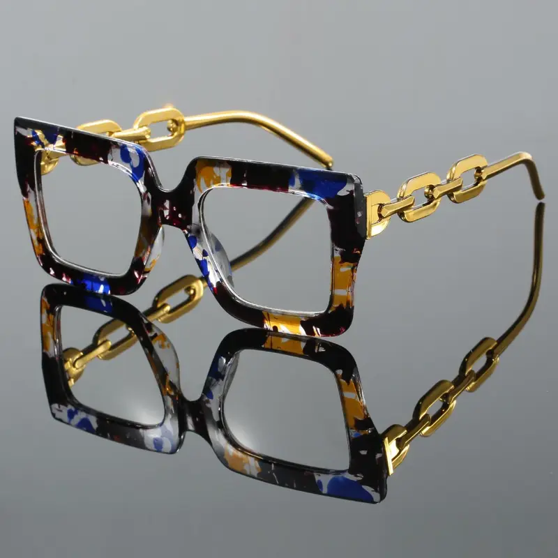 Unisex Fashionable All-match Trendy Tinted Lens Eyeglasses, Stylish Trendy Eyewear, Casual Eyeglasses for Everyday Use, Fashion Accessories for Outdoor Activities, Fashionable Frames Glasses, Trending Glasses