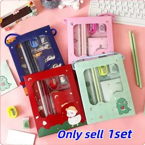 Back-To-School Stationery Set, 6-Piece School Supplies Kit, Ideal for Kids & Students, Perfect Back-To-School Gift, Essential Learning Tools, Classroom Supplies