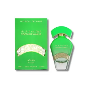 Adyan By Anfar Tropical Delight Coconut Vanille Extrait De Parfum 3.4FL.OZ For Women High Quality Fragrance Concentrated Perfume