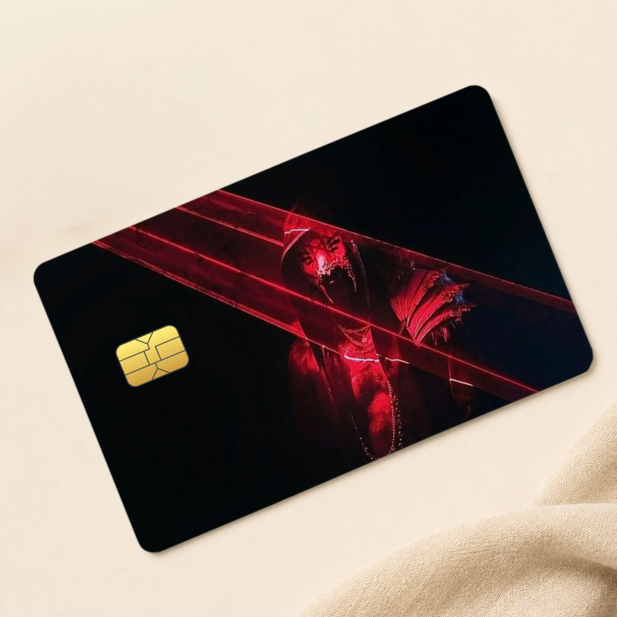 Sleep Token Debit Card Cover Sticker, Gothic Metal Music Card Skin, Gift for Fans