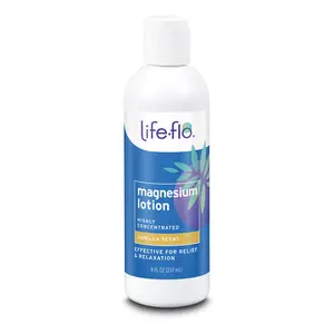 Life-flo Magnesium Lotion - Highly Concentrated Vanilla Scent for Muscle Relaxation & Deep Hydration