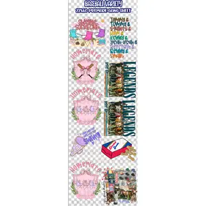 Baseball Variety Premade 22x60 Gang Sheet DTF Heat Transfer