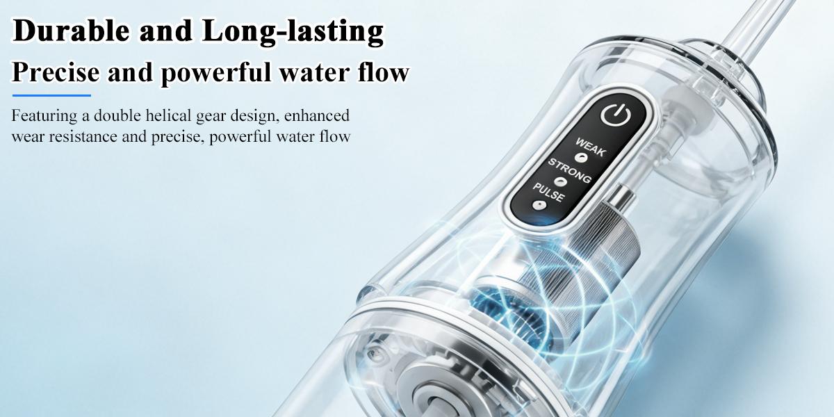 Portable Electric Water Flosser for Teeth, 3 Modes, 4 Jet Tips, Rechargeable Oral Irrigator for Cleaning & Flossing, Ideal for Tonsil Stone Removal, Travel-Friendly, Perfect Birthday Gift for Adult