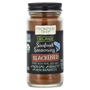 Frontier Co-op Organic Seafood Seasoning, Blackened, 2.5 oz (72 g)