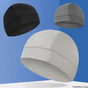 Cooling Skull Cap Helmet Lining Breathable Sweat Wicking Cycling Sports Running Hat Comfortable Outdoor Hiking Cap Quick Dry Cap