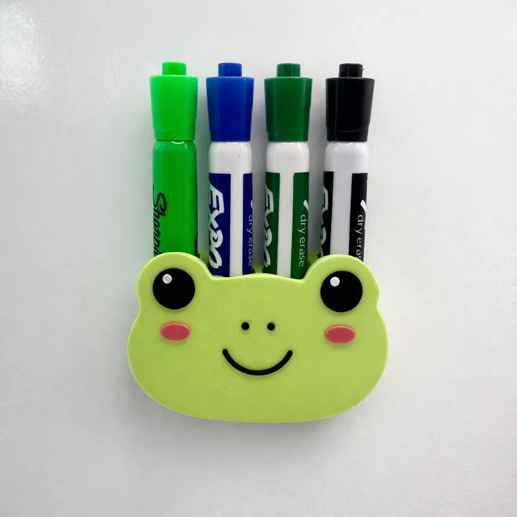 Frog Magnetic Marker Holder  | Whiteboard Organizer for Teachers