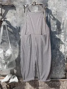 【Plus Size】 Solid Color Overalls, Casual Comfy Overalls for Daily Wear, Women's Overalls for All Seasons, Suits