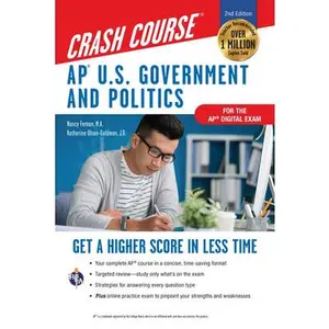 USED-AP U.S. Government & Politics Crash Course, a Time-Saving Study Guide: Get a Higher Score in Less Time by Fenton, Nancy (Paperback)