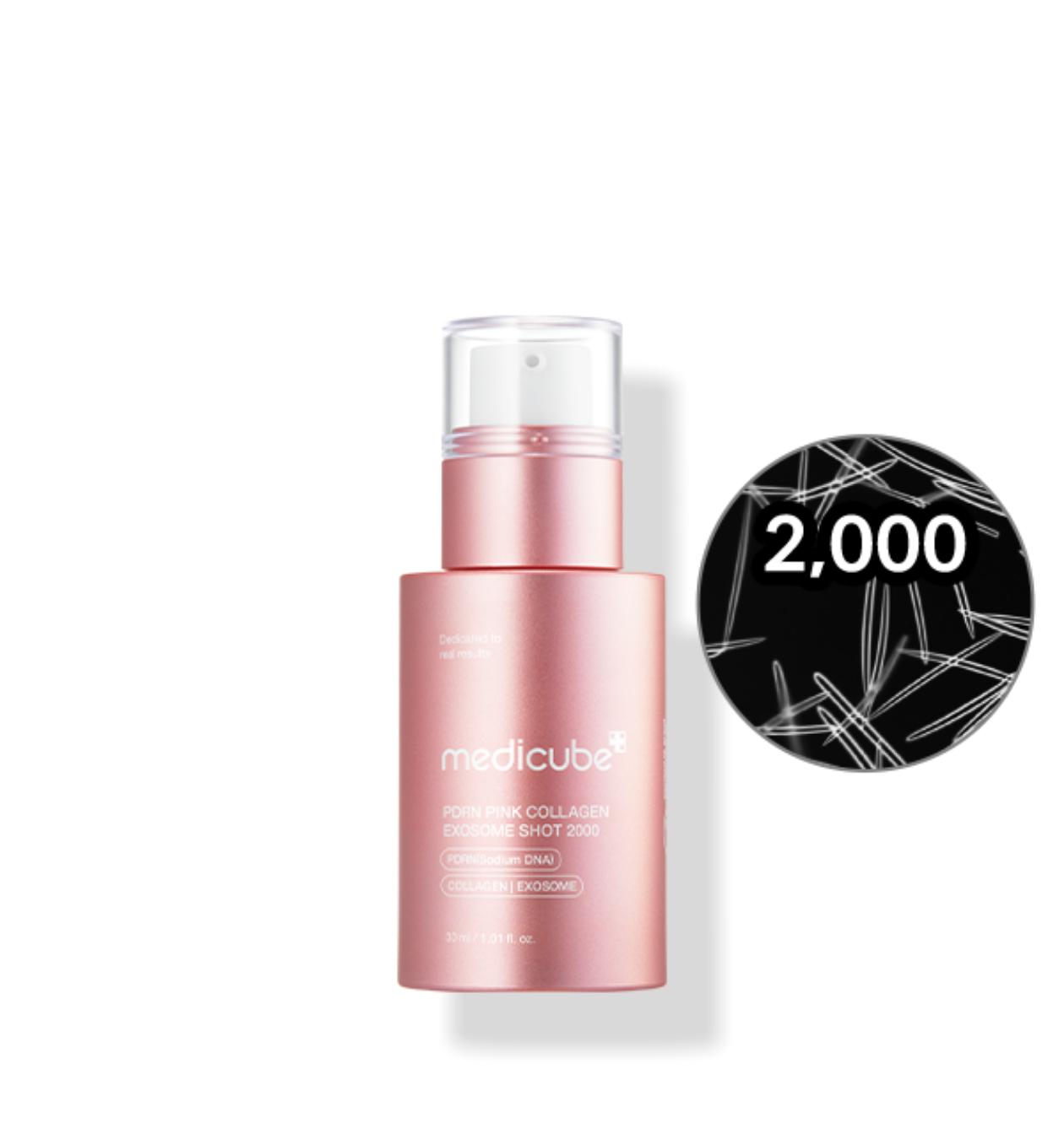 [medicube] PDRN Exosome Shot Serum Liquid Skin Booster Exosome, Salmon DNA PDRN, Spicules Uneven Skin Tone, Pore Care