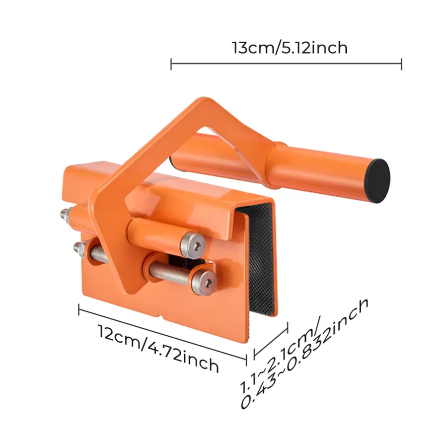 Imbot Panel Carrier - Ergonomic 1-Hand Handle Plywood & Drywall Lifting Tool, 110 Lbs Load Capacity, Suitable for Woodworking Tools & Accessories