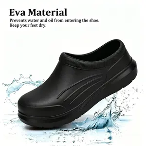 Unisex Fully Closed Waterproof Chef Shoes - Non-Slip Nursing & Work Clogs - Oil-Resistant Kitchen Garden Boots for Men & Women,summervibes