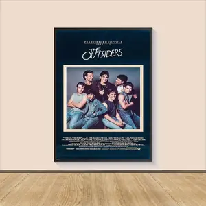 The Outsiders Movie Poster Print, Canvas Wall Art, Room Decor, Personalized gift, Wall Art Print, Art Poster For Gift, Movie Print