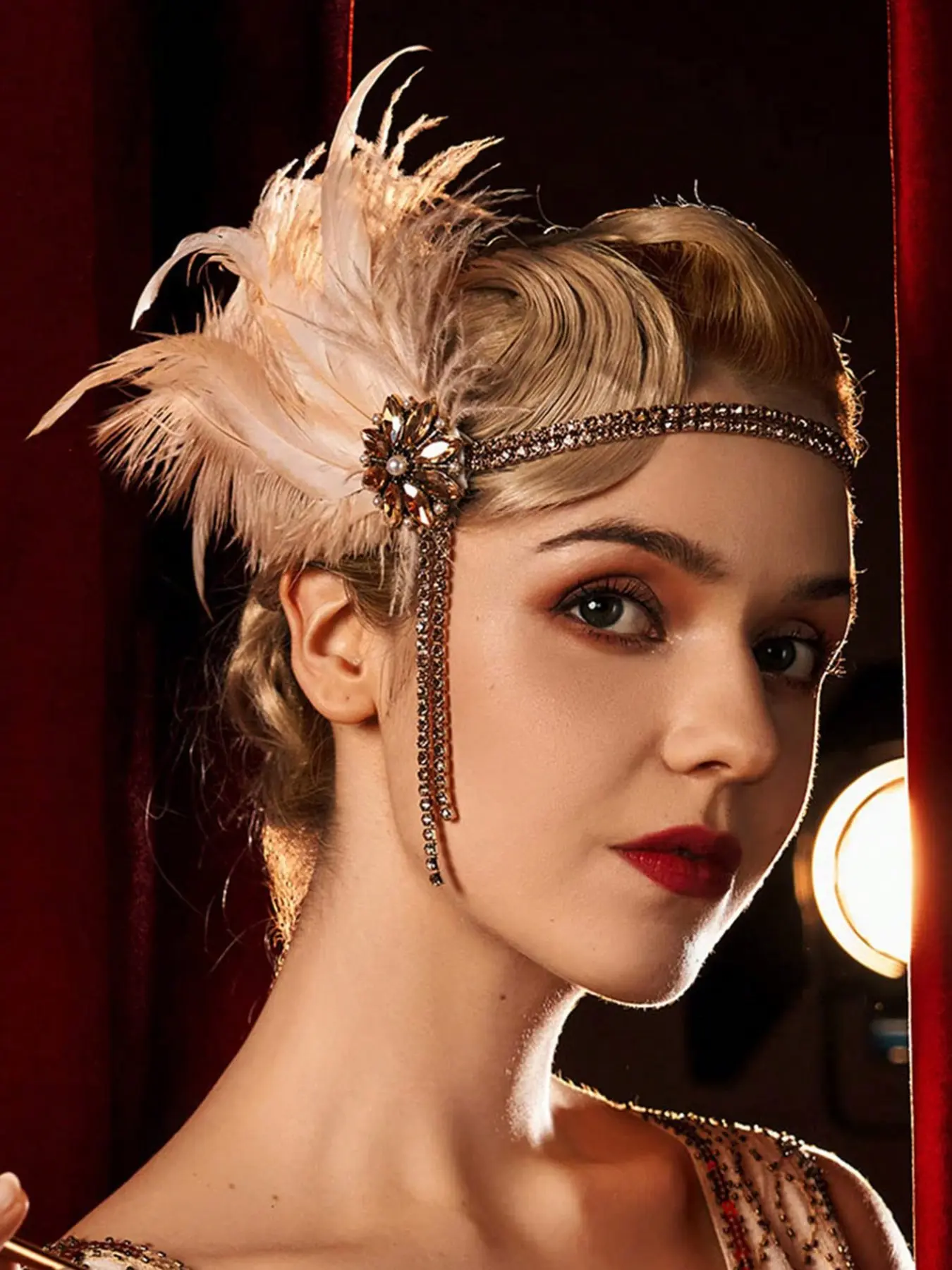 1920s Jazz Age Flapper Style Costume Accessories Set 