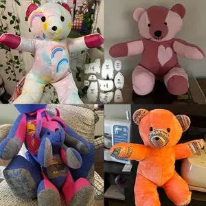 Creative Memory Bear Stuffed Animal Templates Set, DIY Sewing Acrylic Patchwork Ruler with Waistband Instructions, Perfect for Craft Projects