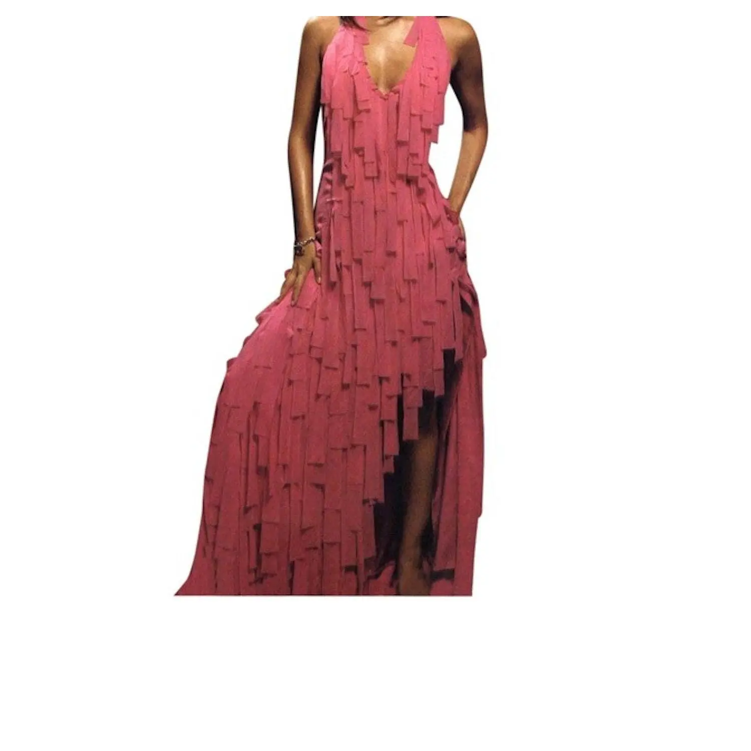 PINK TREND Size 0 Silk Chiffon Mummy Wedding Prom Formal Dress
