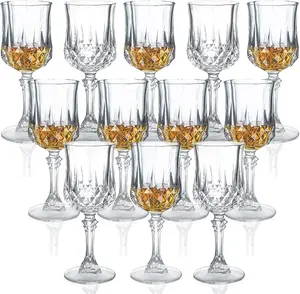 Cordial Glasses With Stem - Sherry, Port,  Shot, Limoncello - 1.75 oz (12)