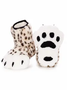 Cat-Shaped Shoes with Animal Patterns, Durable and Easy to Clean, Perfect for Playtime and Parties, Unique Design for All Seasons