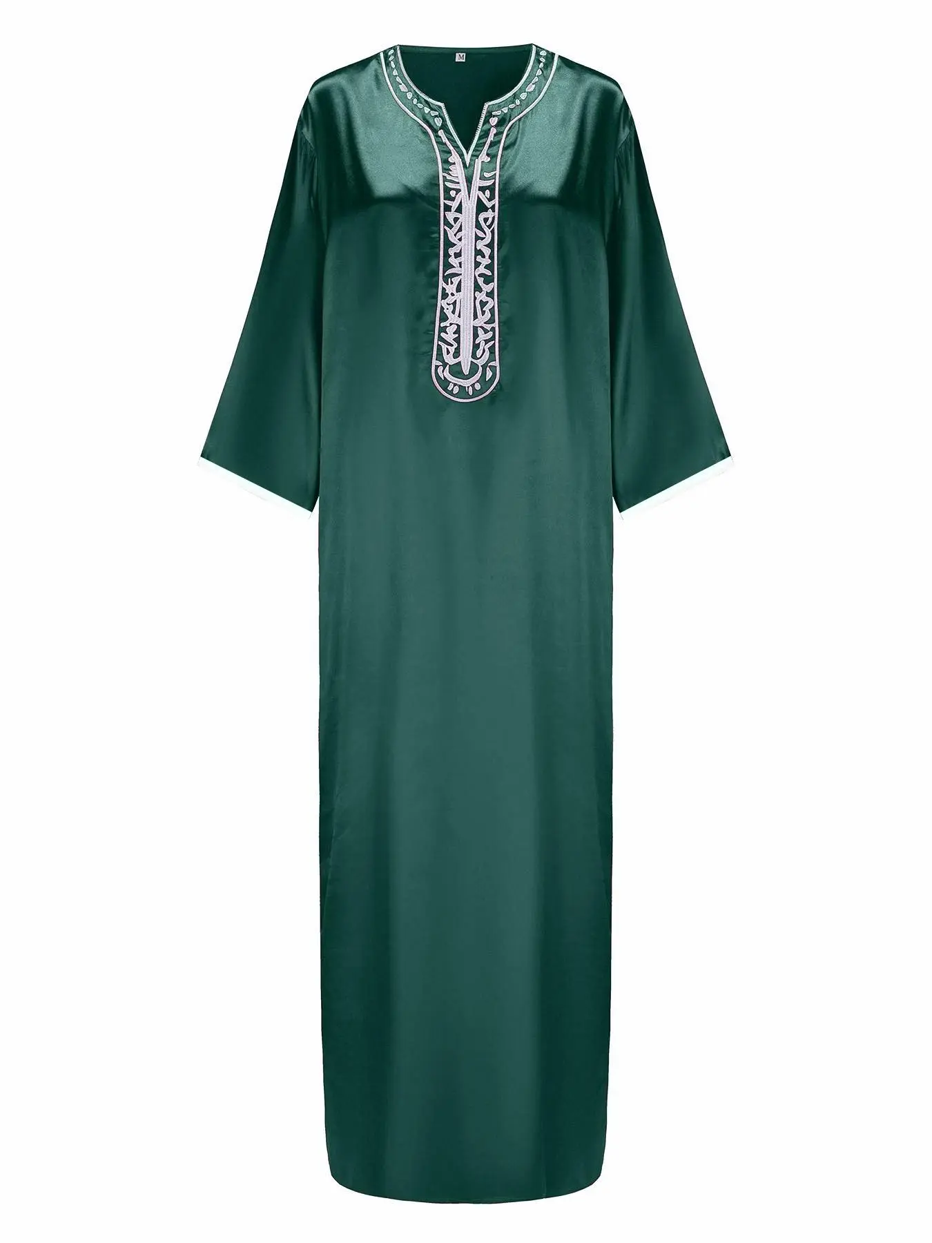 New Stylish Loose Casual Muslim Men's Long Robe, Comfortable Middle Eastern Apparel for Everyday Wear, Trendy Fashion for Modern Men, Authentic Saudi Thobe