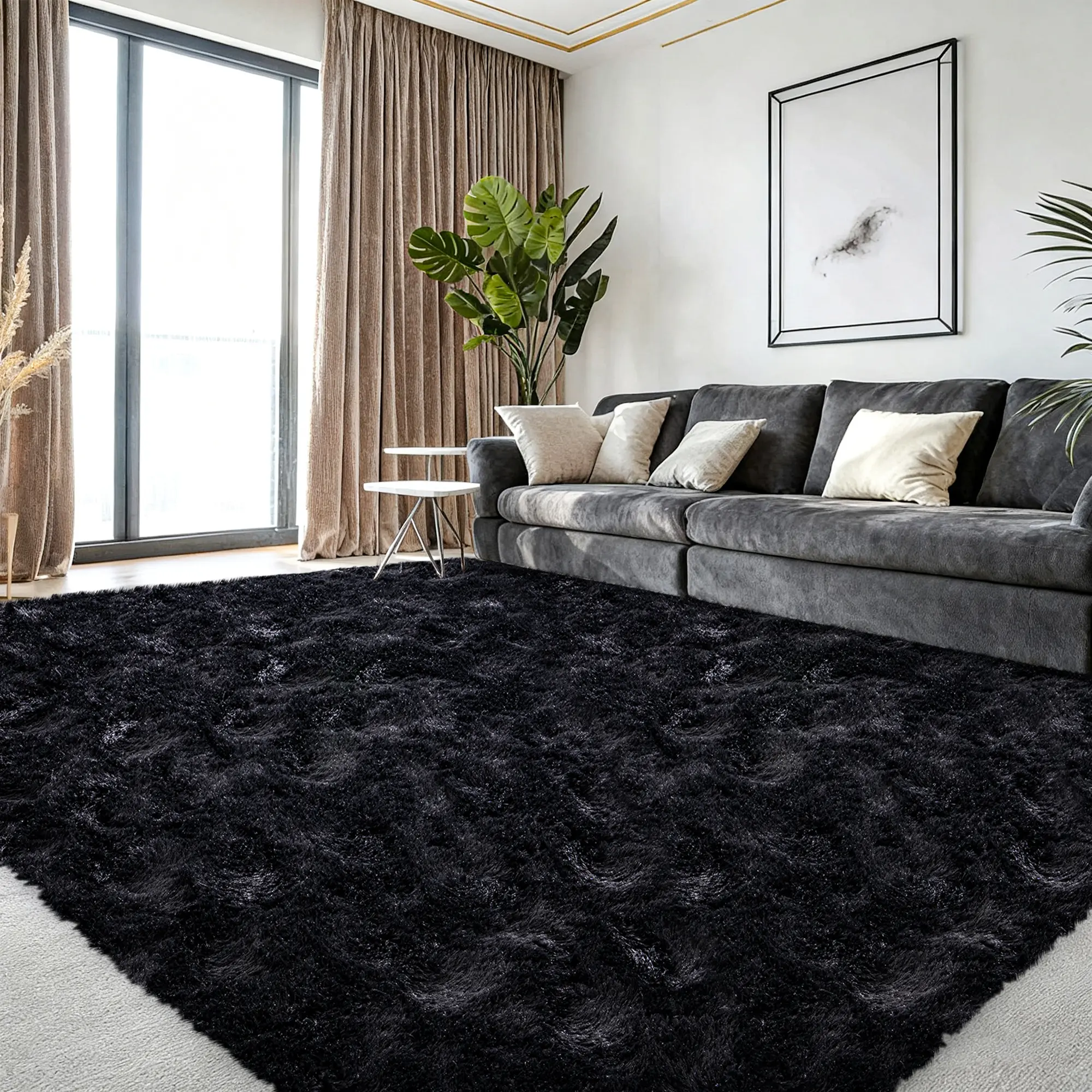 Area Rugs for Living Room, Soft Carpets, Rugs for Bedroom, Dorm and Home Decor, Comfortable Anti-Slip Reusable Backing, Aesthetic Halloween and Christmas Decorations and Gifts, #Backtoschool