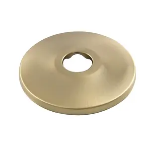 212 MAIN Made-to-Match 0.625 in. OD Brass Flange (FL587), Brushed Brass Finish, Bathroom Fixtures