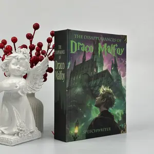 The Disappearances of Draco Malfoy Hardcover Book by Speechwriter - Dramione Inspired Fanfiction Collector Edition - Dark Fantasy - BookTok Gift for Readers
