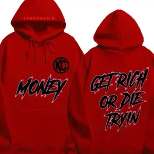 KC Get Rich or dir tryin Hoodie for Men - Sweaters - Menswear Pullover