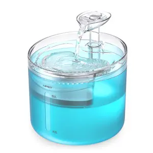 NPET 54oz Cat Water Fountain With Replacement Filters Water Dispenser Pet Fountain For Cats Indoor