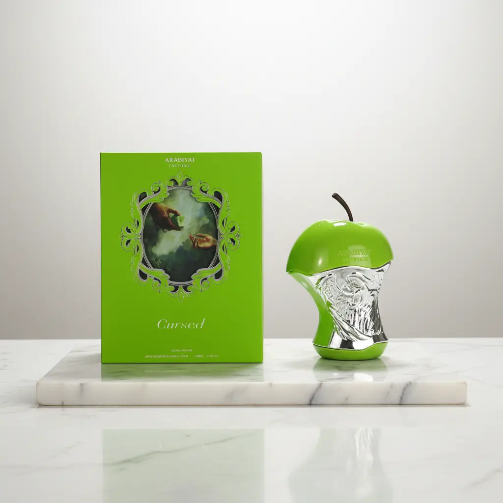 Arabiyat Prestige Cursed 3.4FL.OZ EDP Spray for Women and Men Unisex Fragrance with Apple Baked Apple Tart Tahitian Vanilla Musk Notes