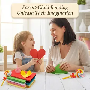 100 Sheets Double Sided Colorful Origami Paper Set DIY Craft Paper For Art Creation Handicrafts Scrapbooking Gift Wrapping