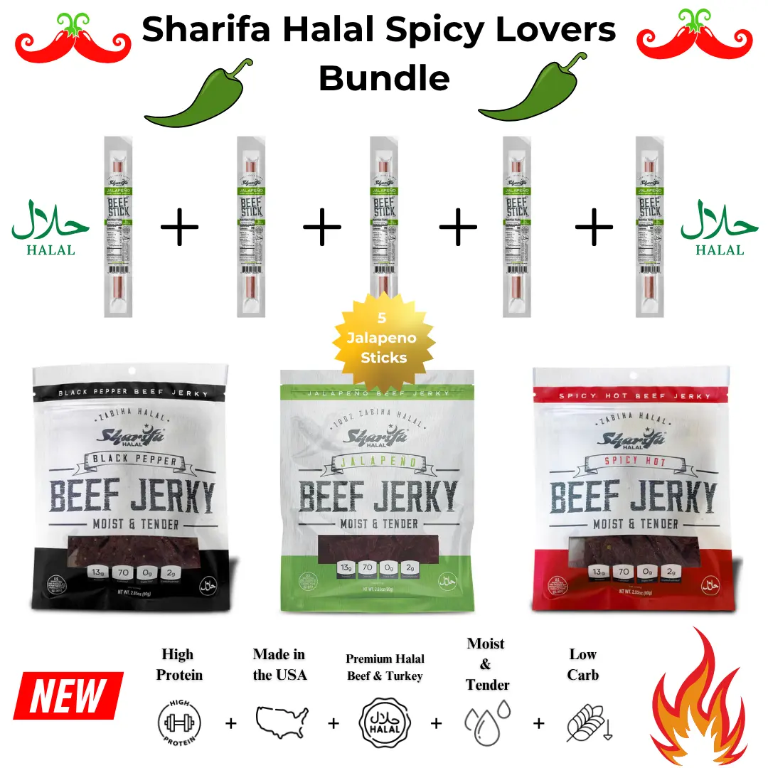 Sharifa Halal Spicy Lovers Bundle – Premium Halal Heat in Every Bite!