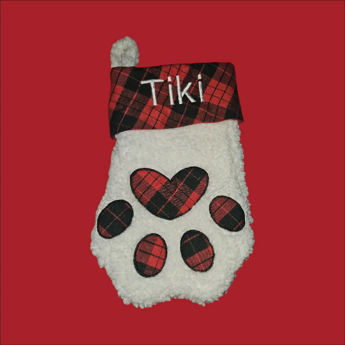 Embroidered Personalized Pet Stocking
